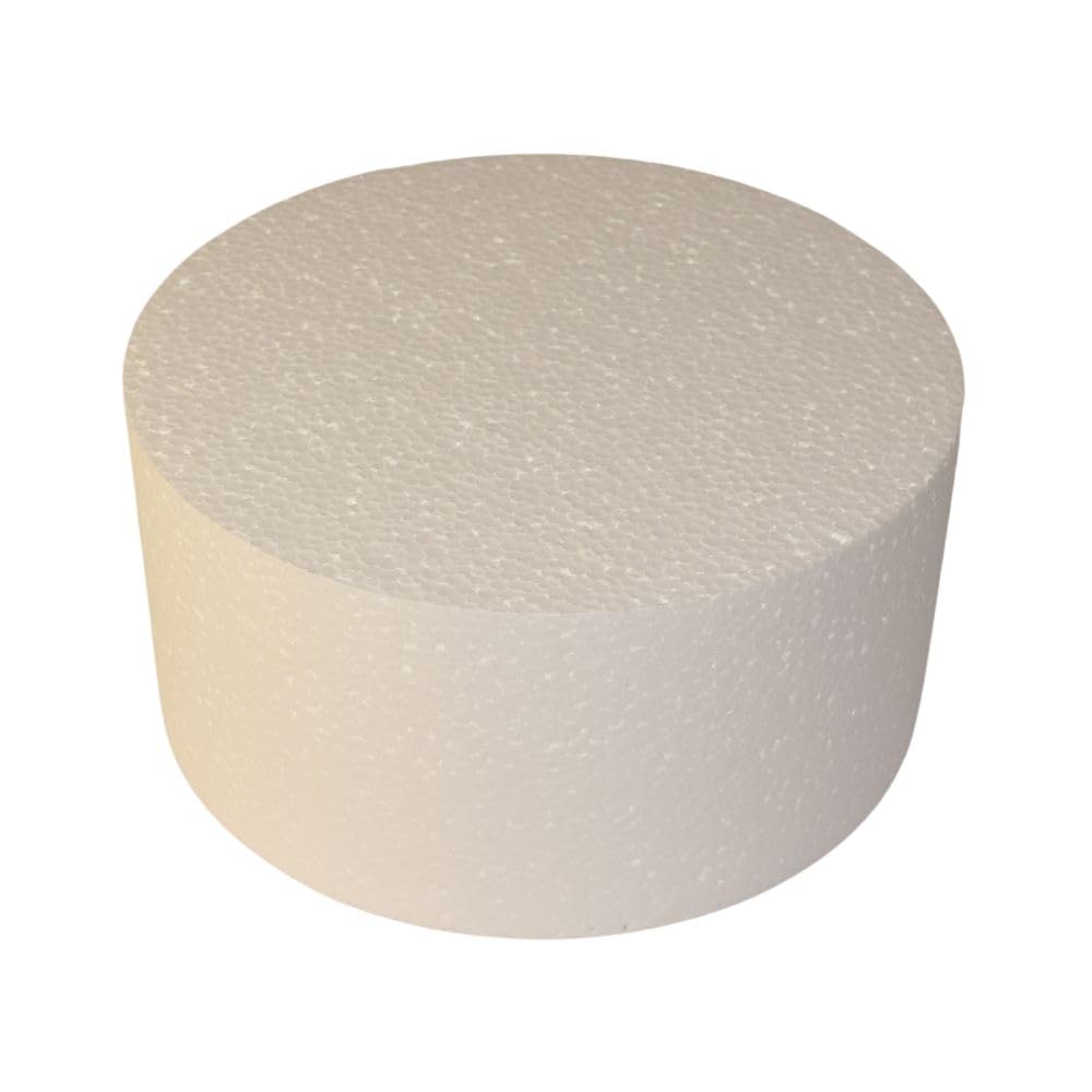 Oasis Supply Dummy Round Cake, 8 x 4, White