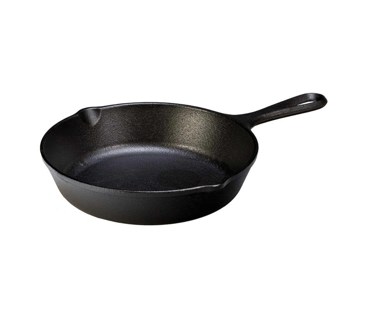 Lodge 8 Inch Cast Iron Pre-Seasoned Skillet - Signature Teardrop Handle - Use in the Oven, on the Stove, on the Grill, or Over a