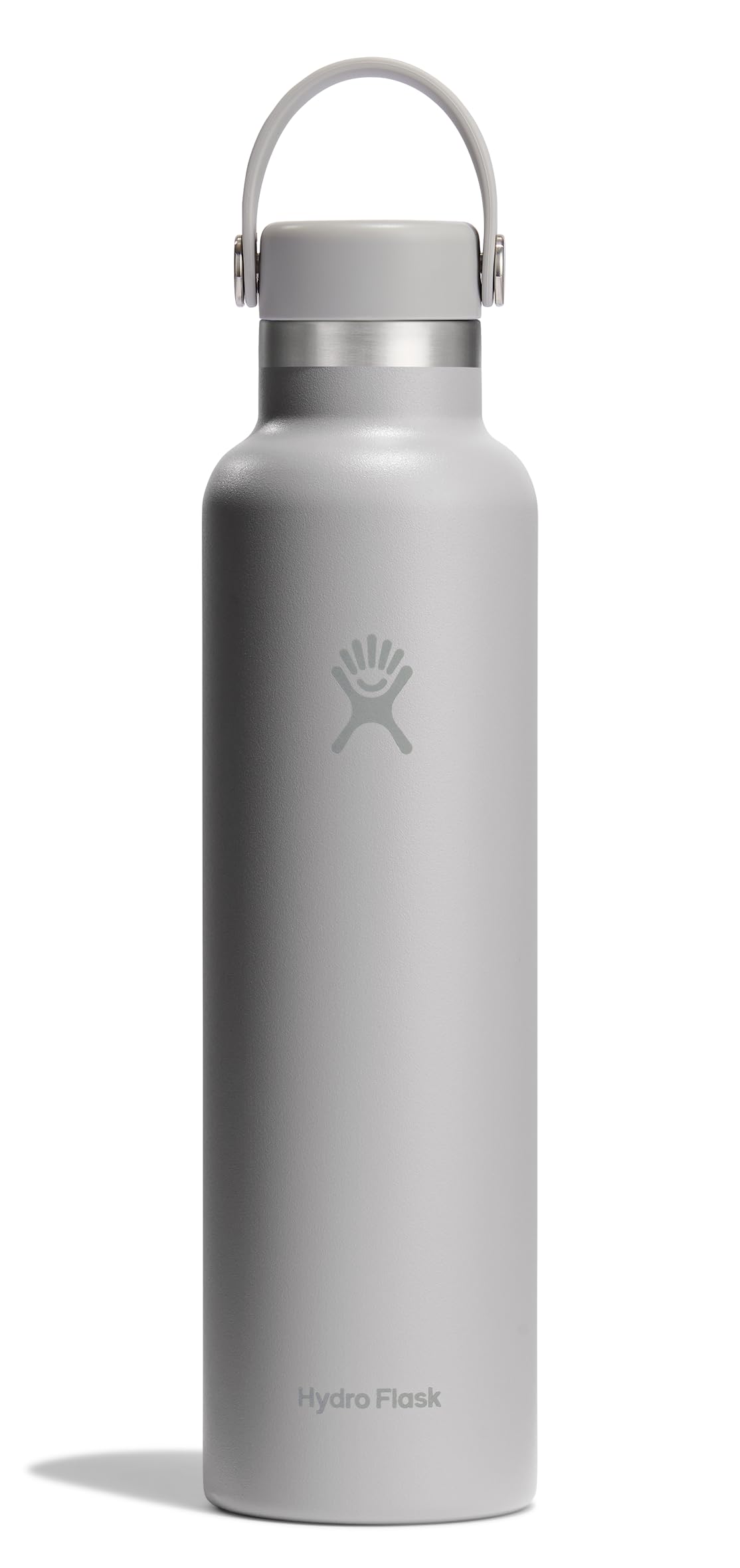 Hydro Flask Water Bottle - Insulated Stainless Steel - Non Spill, Leakproof in 24 Oz Birch Gray