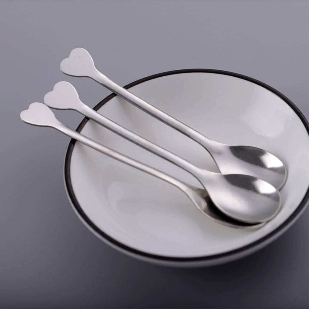 Goeielewe Mini Dessert Spoons Set Of 10, Stainless Steel Demitasse Spoons Mini Espresso Coffee Spoons, Small Spoons For Dessert,