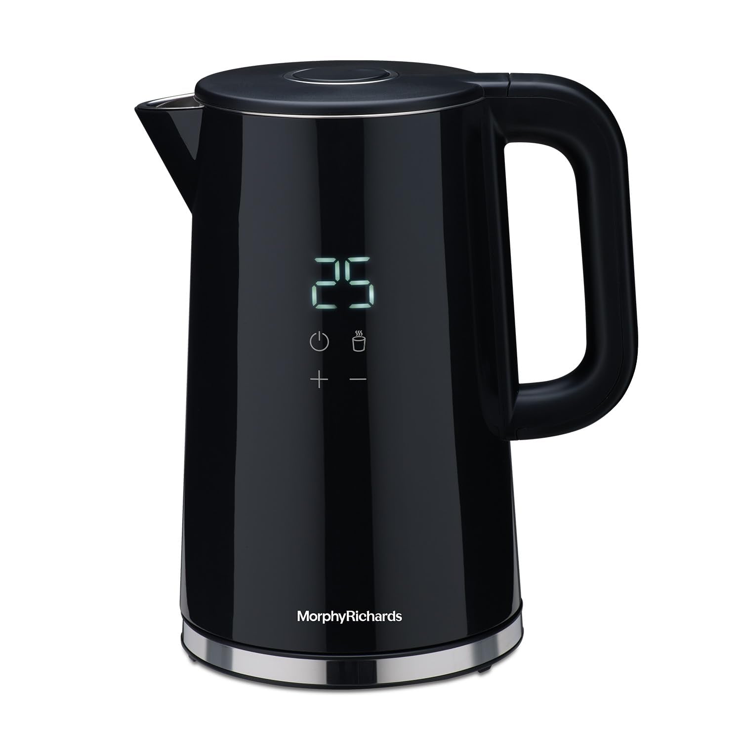 Morphy Richards Windsor Series 1.7 Litre Digital Electric Kettle|Digital Display With Touch Controls|Strix Controller: Accurate 