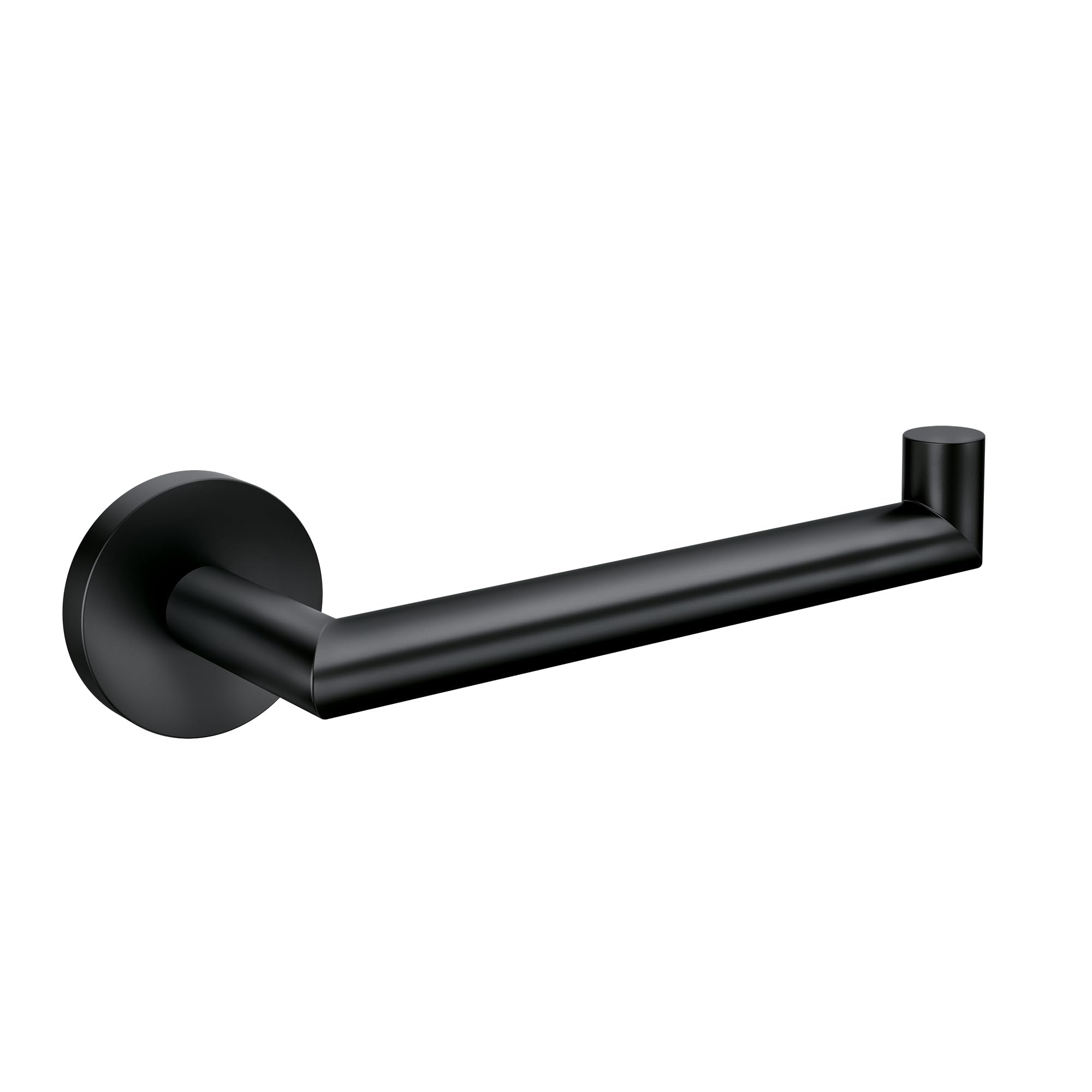Moen Y5709Bl Modern Single Post Toilet Paper Holder, Matte Black