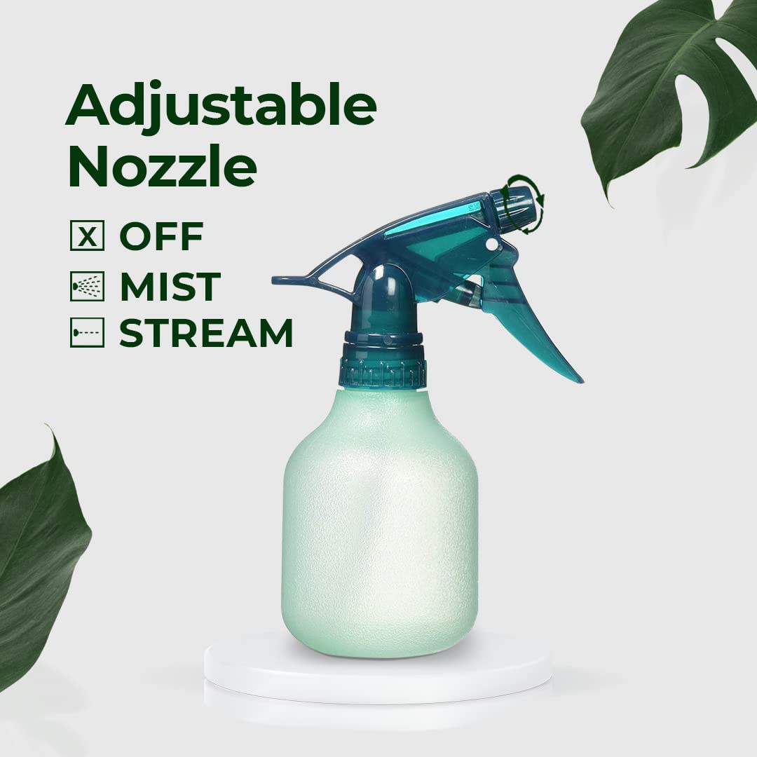 Rayson Empty Spray Bottle Refillable Container, Fine Mist Sprayer Trigger Squirt Bottle For Taming Hair, Hair Styling, Watering