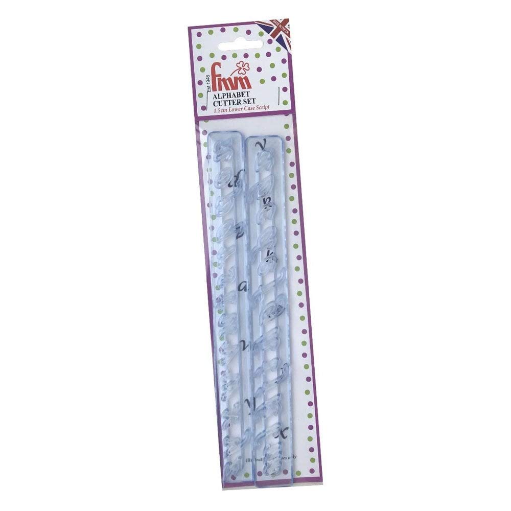 Ck Products Fmm Lower Case Script Alphabet Tappit Cutter Set - 1/2''
