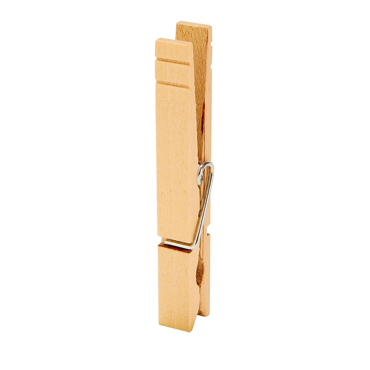 Woolite Extra Large Wooden 100 Pack Clothespins| Dimensions: 0.4 X 0.43 X 3.25 Inches| Perfect For Indoor And Outdoor Use| Great