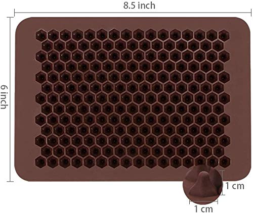 Webake Chocolate Chip Mold 202 Cavity Silicone Mini Candy Molds Lfgb 2 Pack For Non Dairy & Sugar Organic Chocolate Chips & Mini