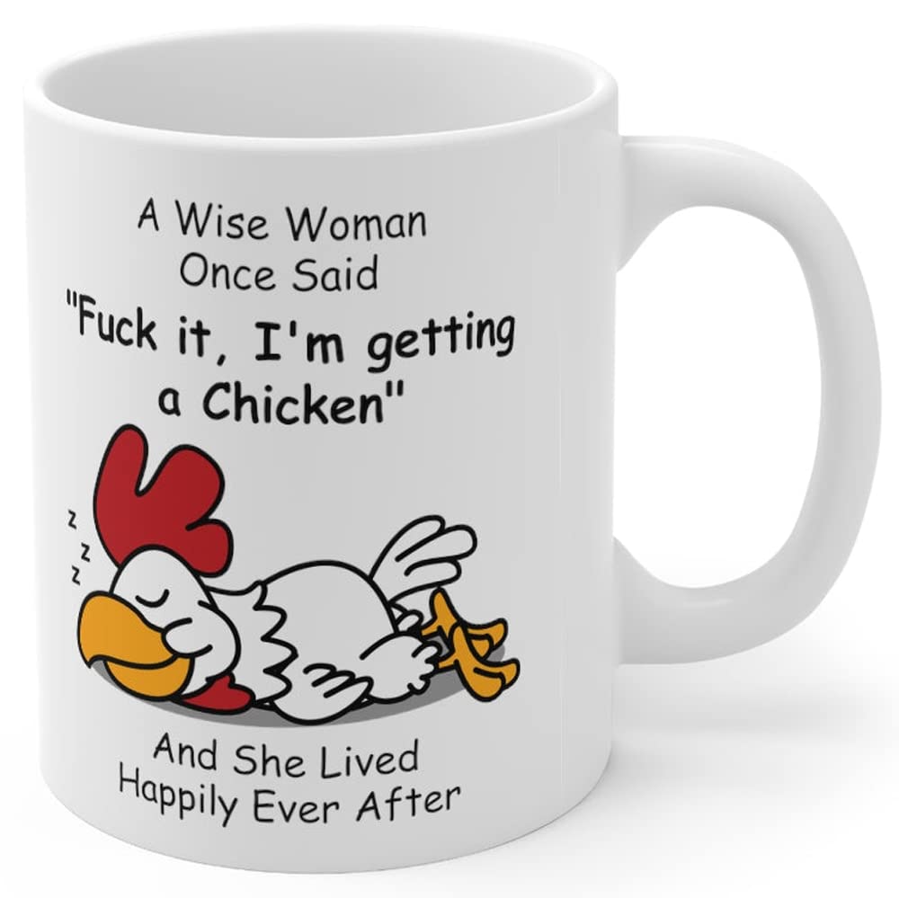 Funny Chicken Rooster Gifts For Women Adults Chickens Roosters Lovers Mom Mug Birthday Gift Christmas 2021 Sarcasm Wise Woman On