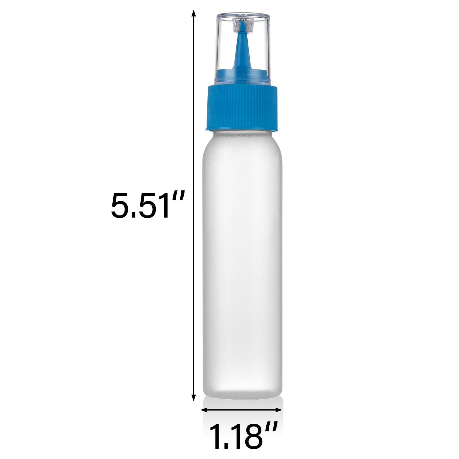 Ramfiyn 12Pcs 3 Oz Icing Bottles For Cake Writing Icing, Small Squeeze Bottles For Cookie Icing, Mini Condiment Squeeze Bottles