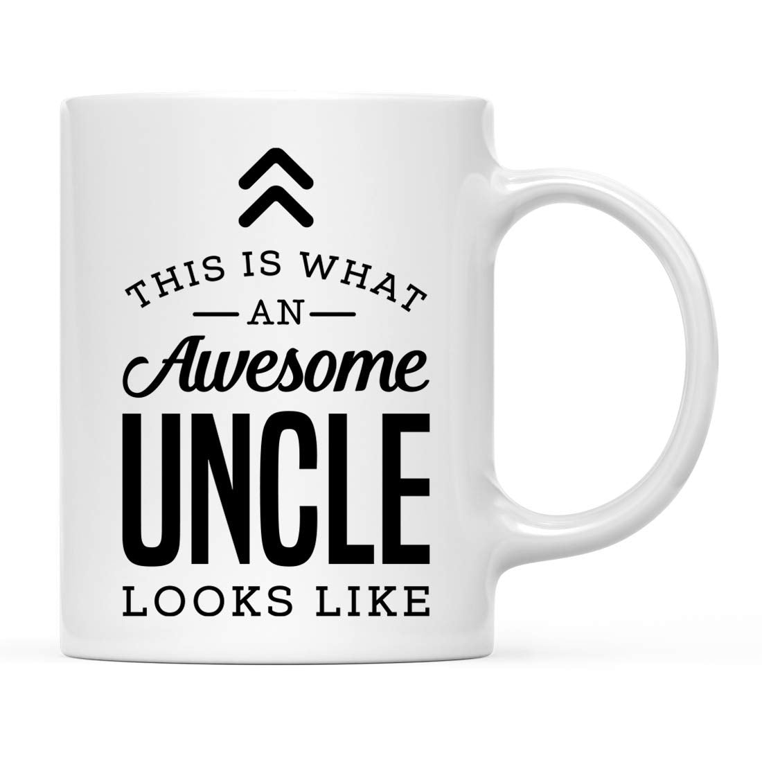 Andaz Press 11oz. Ceramic Coffee Tea Mug Gift, This is What an Awesome Uncle Looks Like, 1-Pack, Birthday Gift Ideas Coworker Hi