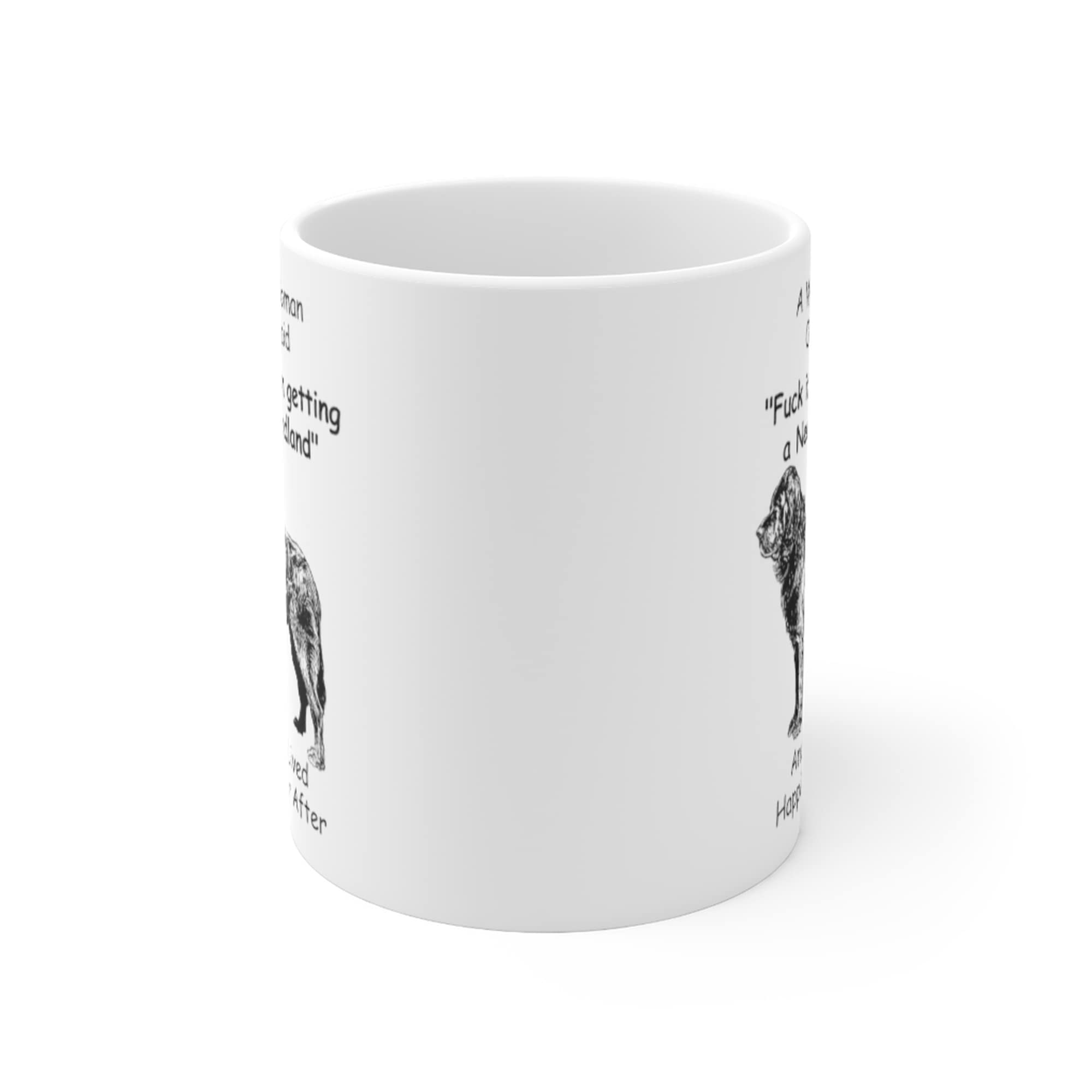 Funny Newfoundland Dog Mom Gifts For Women Puppy Lovers Mother 'S Day 2024 A Wise Woman Once Said Coffee Mug With Fun Quotes Cer