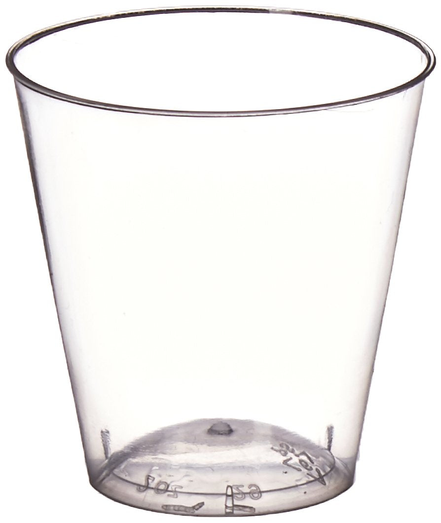 Emi Yoshi Koyal Clear Ware Shot Glass, 2-Ounce, Clear, Set Of 50