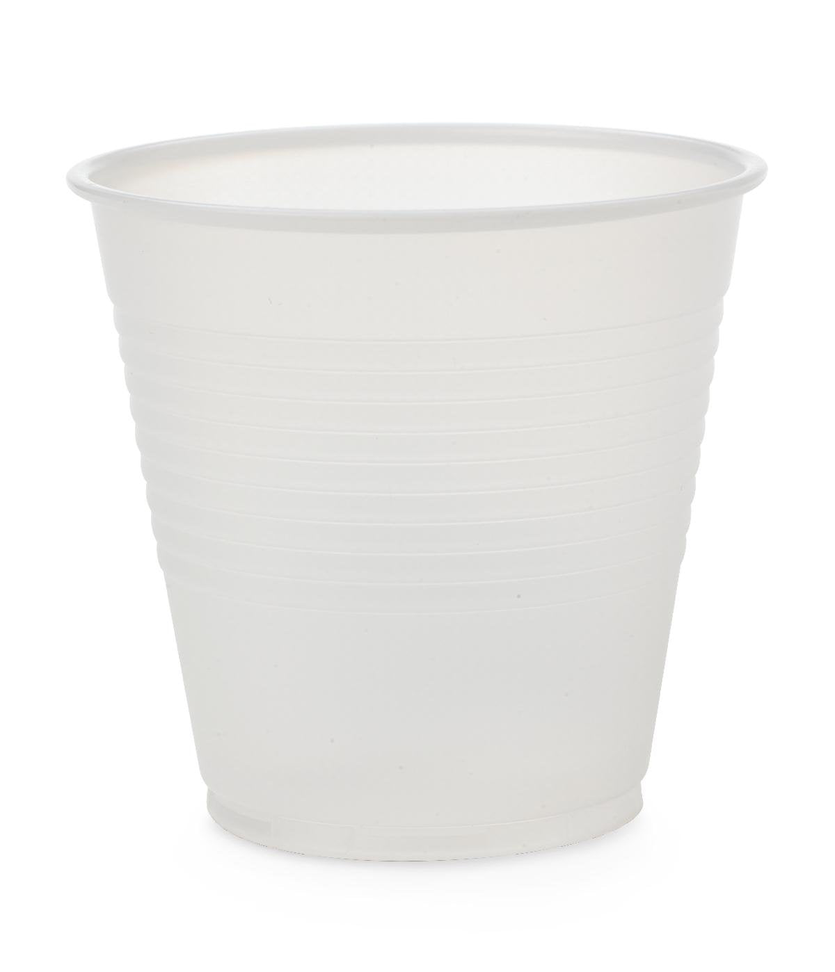 Medline Disposable Plastic Drinking Cup, Translucent, 5-Oz (Pack Of 100)