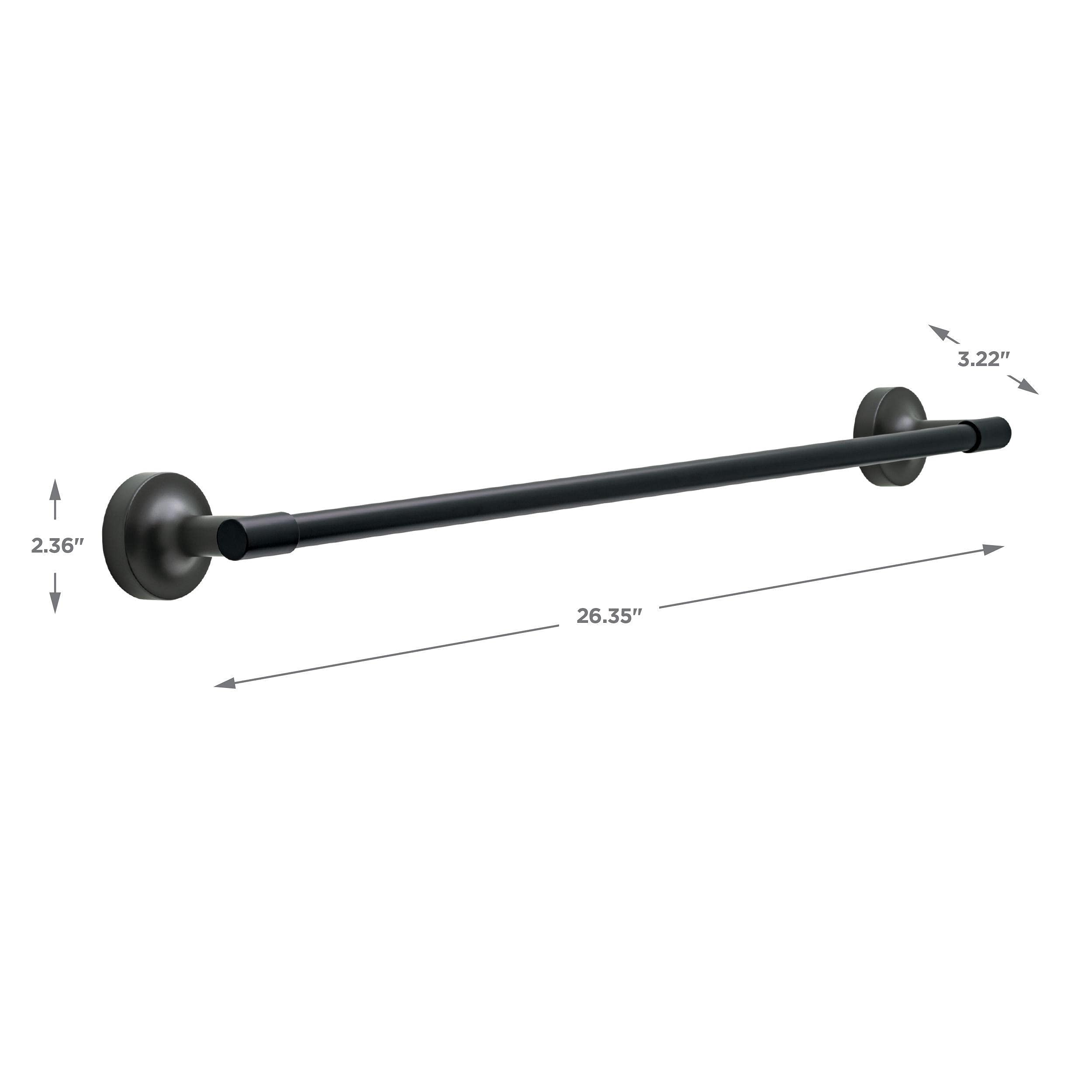 Franklin Brass Voisin 24 Towel Bar Matte Black