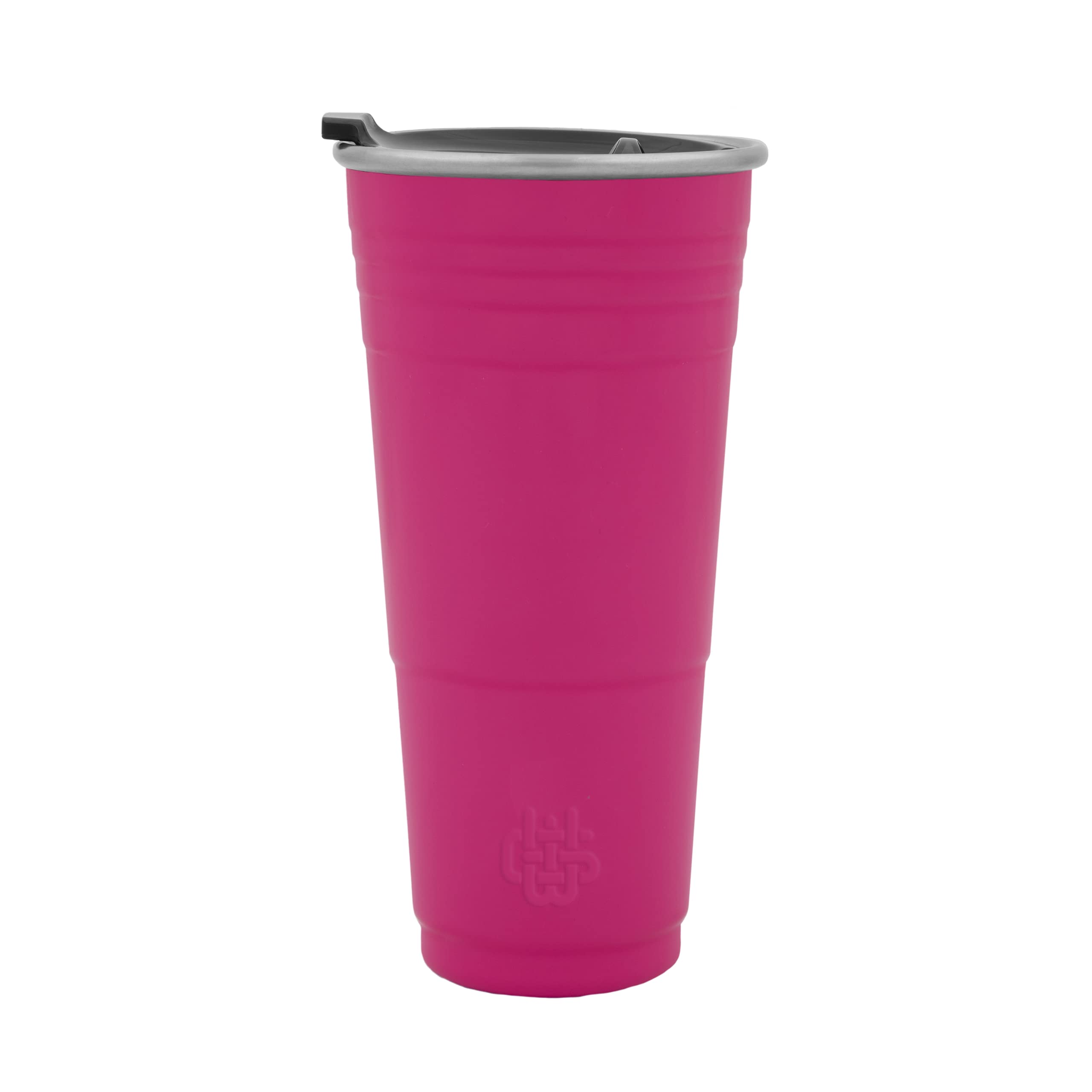 Wyld Gear Wyld Cup - Stainless Steel, Vacuum Insulated Tumbler Party Cup With Lid - 24Oz Pink
