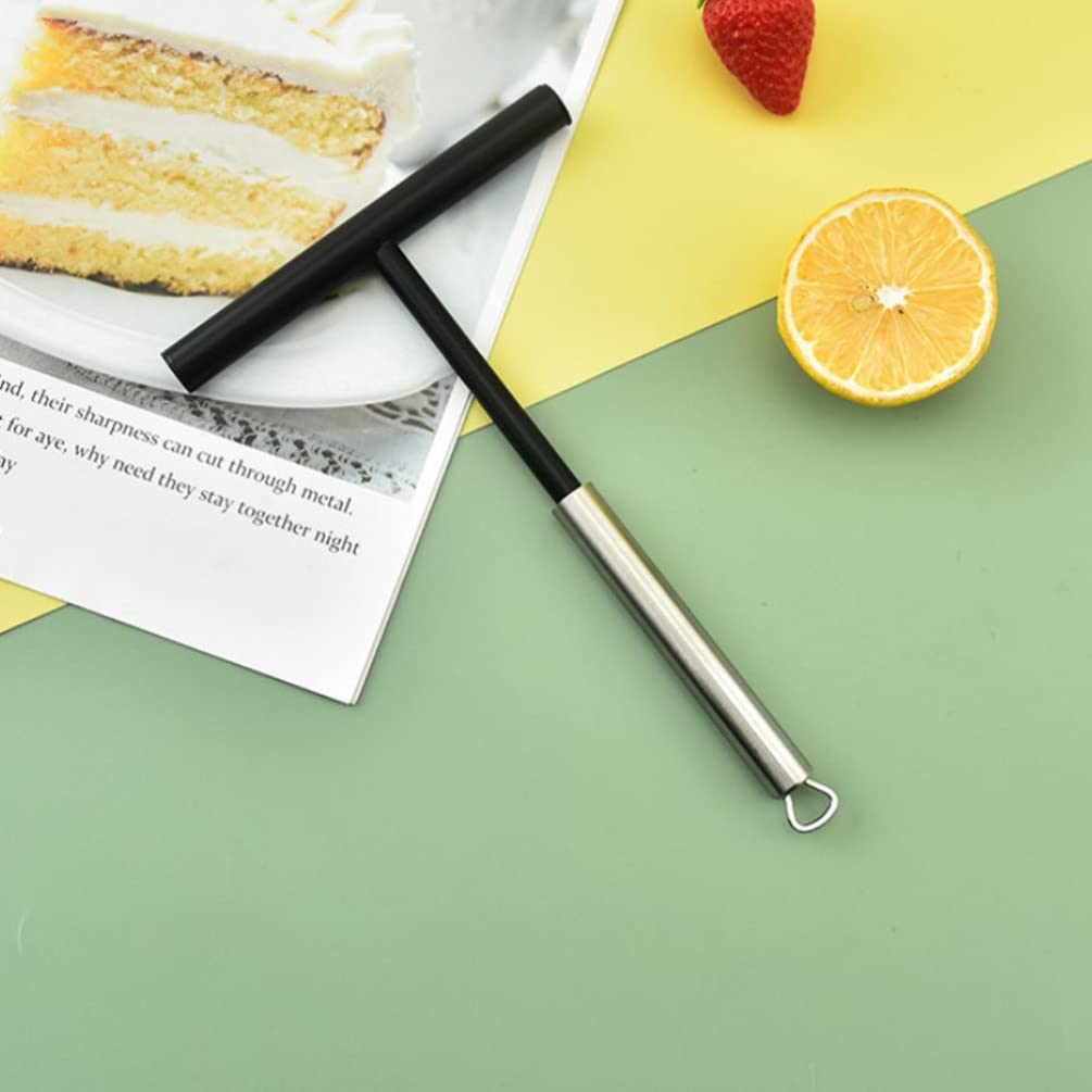 Hemoton 2Pcs Crepe Spreader Nylon Pancake Batter Spreader Stainless Steel Dough Spreader Crepe Pan Maker Pancake Cooking Utensil