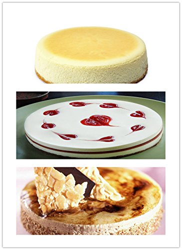 Obuy 3-Cavity Large Round Silicone Disc Cake, Pie, Custard, Tart And Resin Coaster Mold