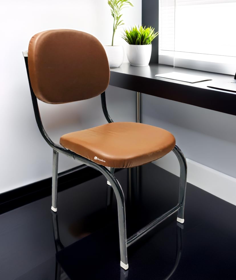 Kithania Office Visitor Chair Home Mesh Study Students Adults Comfortable Chair (1, Brown, Standard)