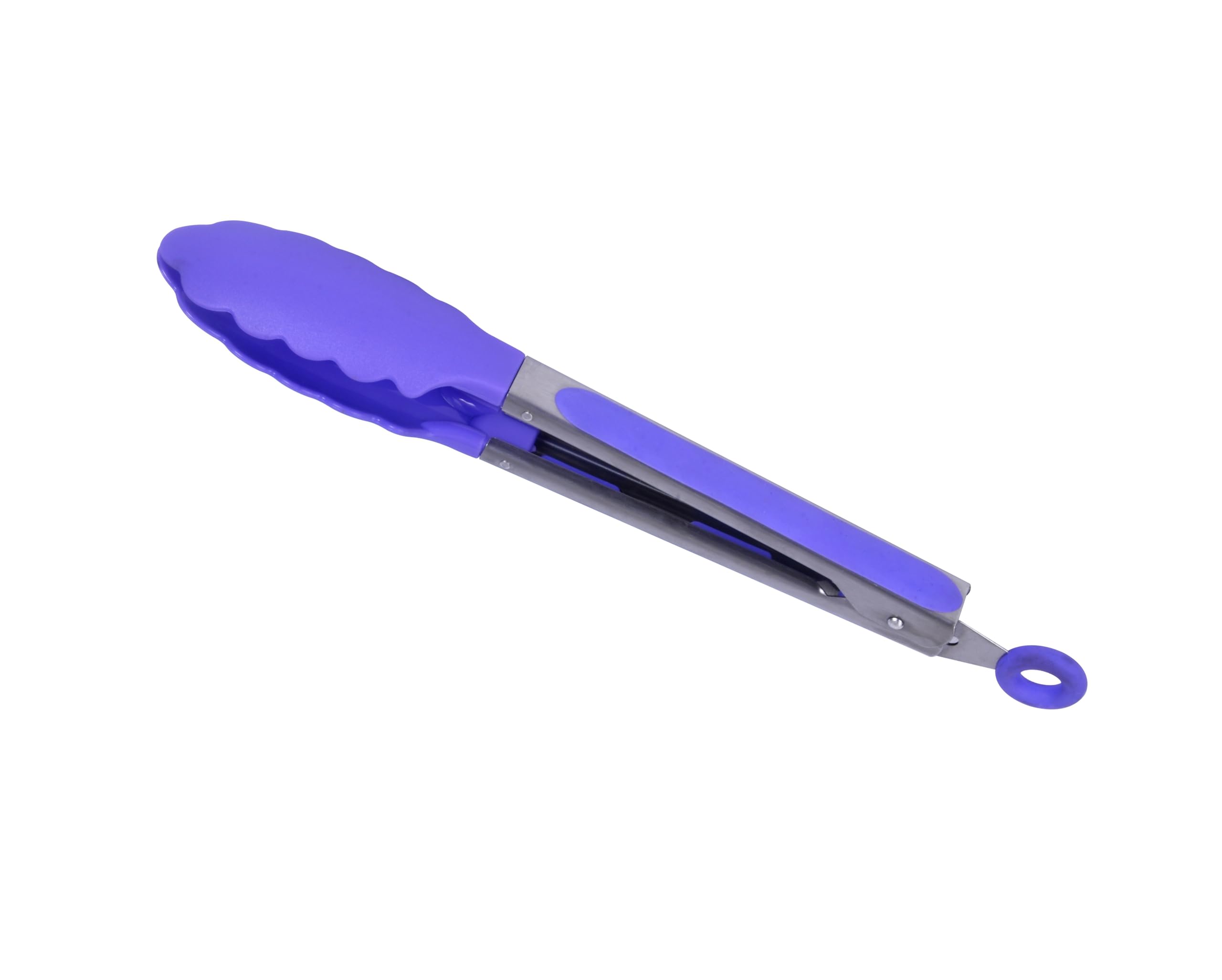 Petals Vibrance Tong | 26.5Cms Stainless Steel Serving Tong With Silicone Grip | Locking Handle | Multipurpose Kitchen Tong (Col
