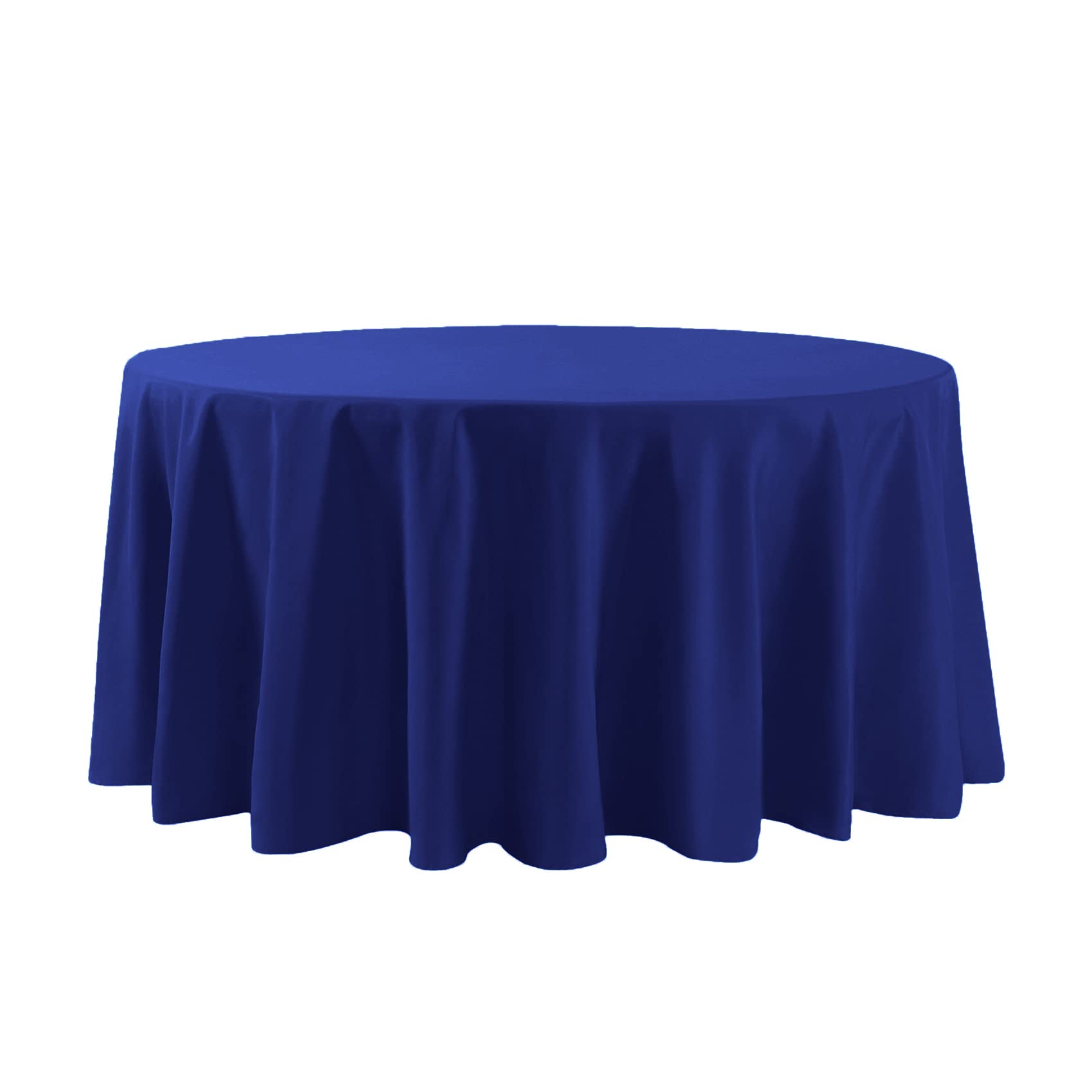 Round Tablecloth - 108 Inch Round Tablecloth - Stain And Wrinkle Resistant Washable Polyester Table Cloth, Decorative Fabric Tab