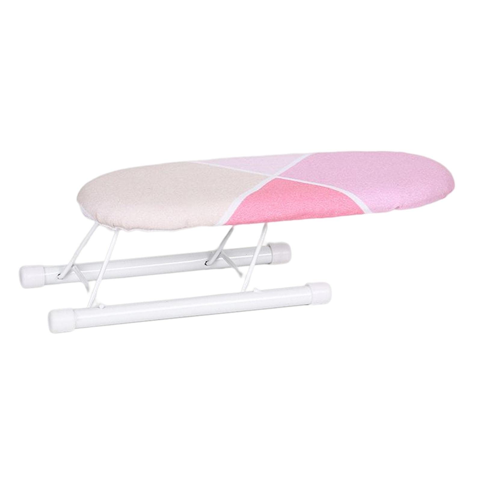 Zoomella Portable Ironing Board Foldable Legs Compact Anti Slip For Dorm Desk Pink|Ironing Boards|Home & Garden