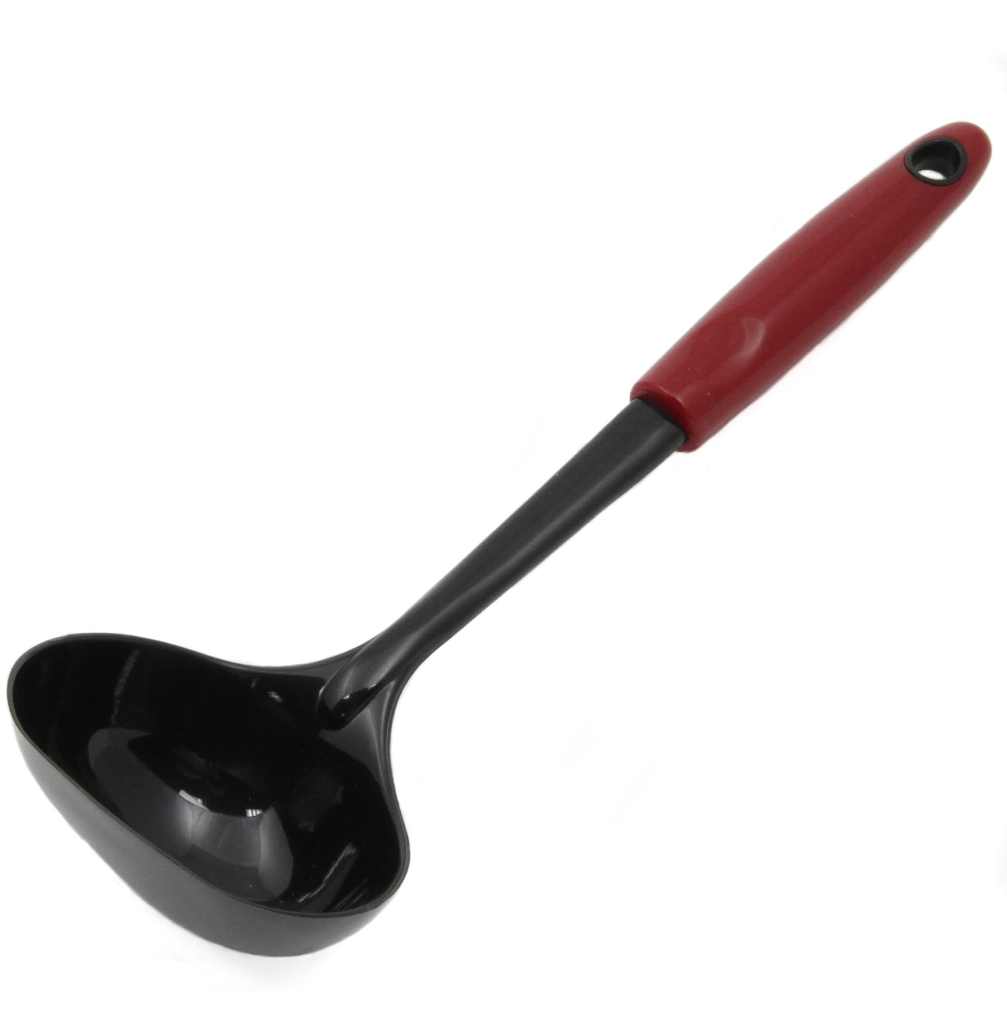 Chef Craft Select Nylon Soup Cooking Ladle, 12 Inch, Red
