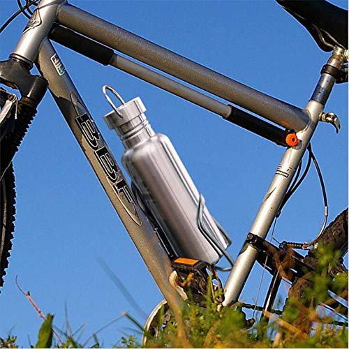 Yopay 2 Pack Sports Water Bottle, 17Oz Single Walled 18/8 Stainless Steel Water Bottle For Cyclists, Runners, Hikers, Beach Goer