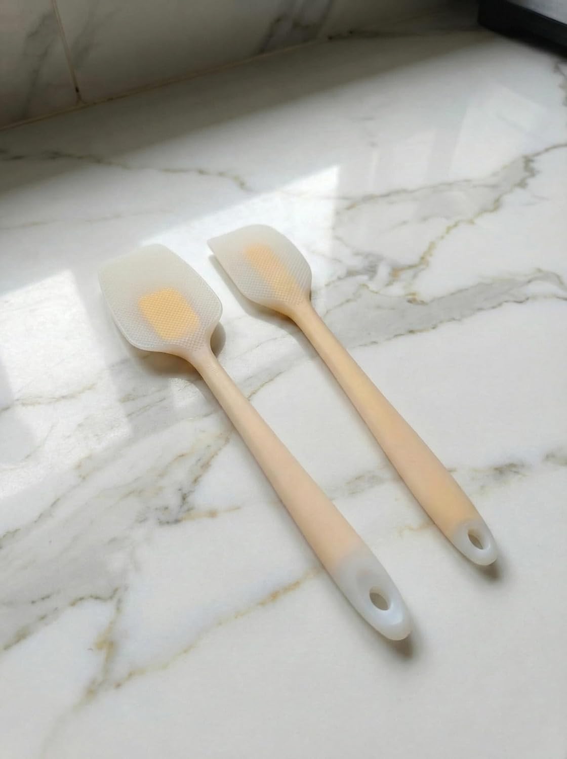 Femorra [ 2 Pcs ] Silicone Spatula, Silicone Spatula Set | Kitchen Utensils Set, Spatulas For Nonstick Cookware | Heat Resistant