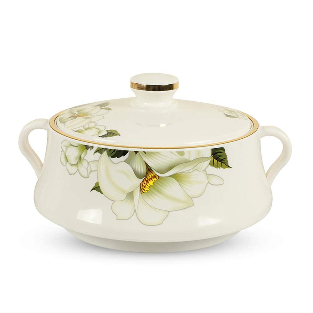 Nayasa Plastic & Stainless Steel Lorenzo Casserole(2000ml ,Pink)