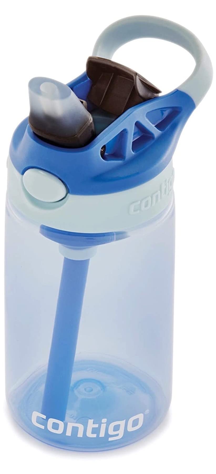 Contigo Kids Straw Water Bottle With Autospout Lid, 14Oz, Cotton Candy