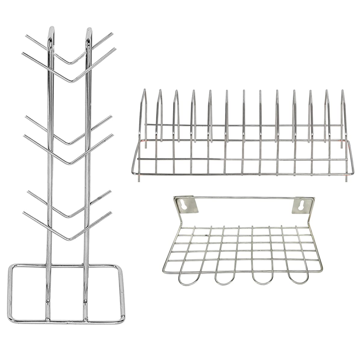 Oc9 Stainless Steel Cup Stand & Plate Stand & Ladle Stand For Kitchen