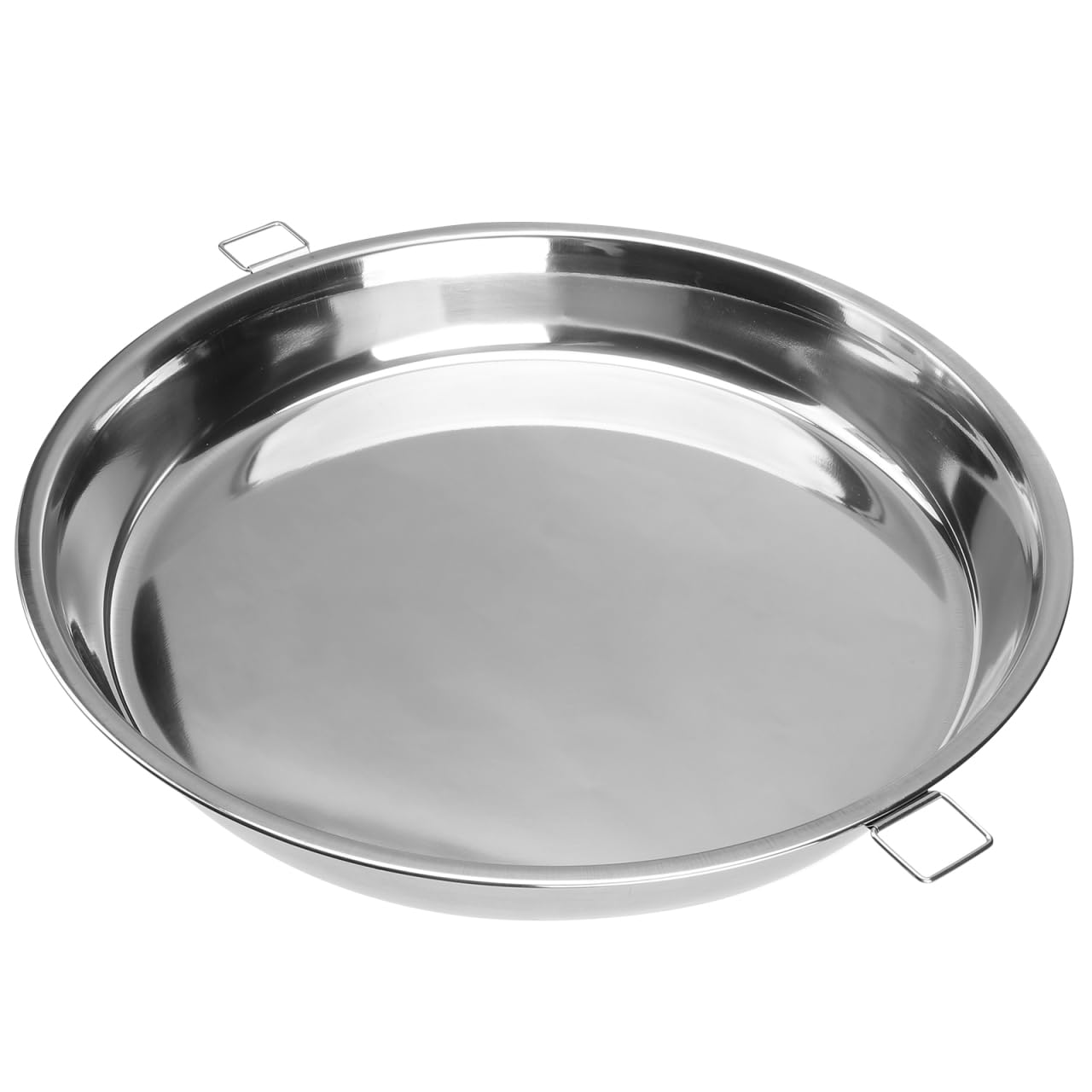 DOITOOL Stainless Steel Steaming Tray with Handle 15 Inch Hot Dish Plate