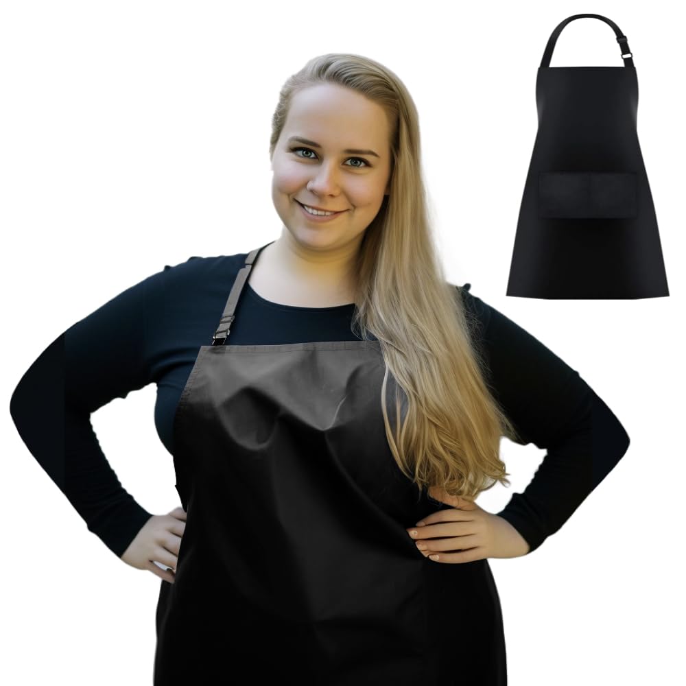 Urby Aprons For Women With Pockets Plus Size Apron Xl Xxl Or Waist W40+, Extra Large And Long Also Fits Big And Tall Men,Heavy D