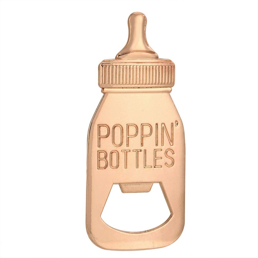 30 Pack Bottle Opener For Newborn Baby Shower Favors, Baby Shower Party Return Gifts For Guest, Poppin Bottles Openers With Exqu