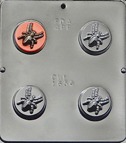 Candy Molds N More Spider Cookie Sandwich Chocolate Candy Mold, Item 1654