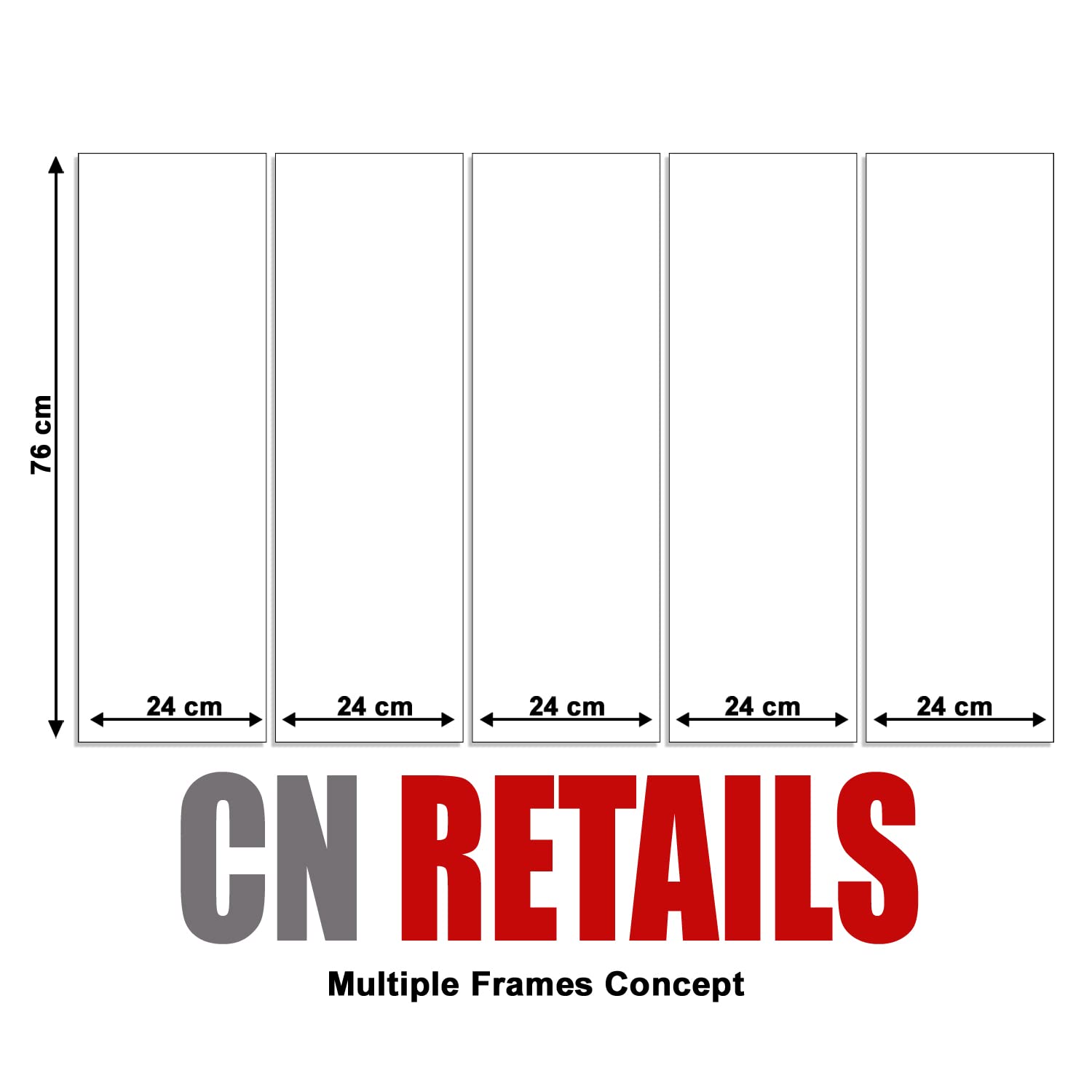 Cn Retails Multiple Frames, Beautiful Wall Art Painting For Home Decor Living Room, Bedroom, Office, Hotels, Drawing Room Wooden