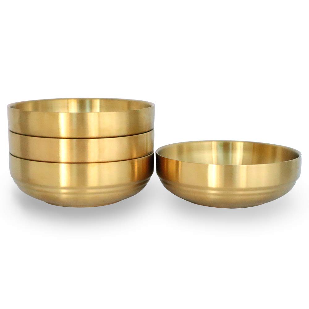 4 Pcs 6 Oz Small Double Deck Stainless Steel Sauce Dish, Round Condiment Tray, Mini Sauce Plate, Sushi Dipping Bowls, Condiment