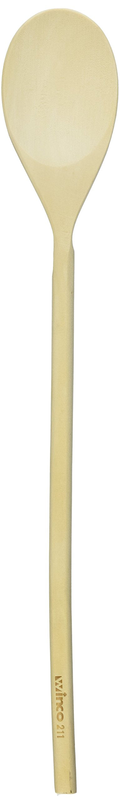 Winco Wwp-18 Wooden Spoon, Medium, Tan