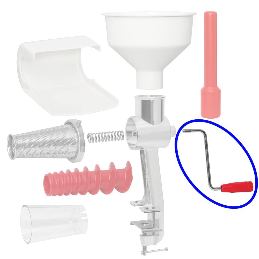 Replacement Stainless Steel Handle For Vkp250 Johnny Apple Sauce Maker Food Strainer, Model 250 Food Strainer Parts