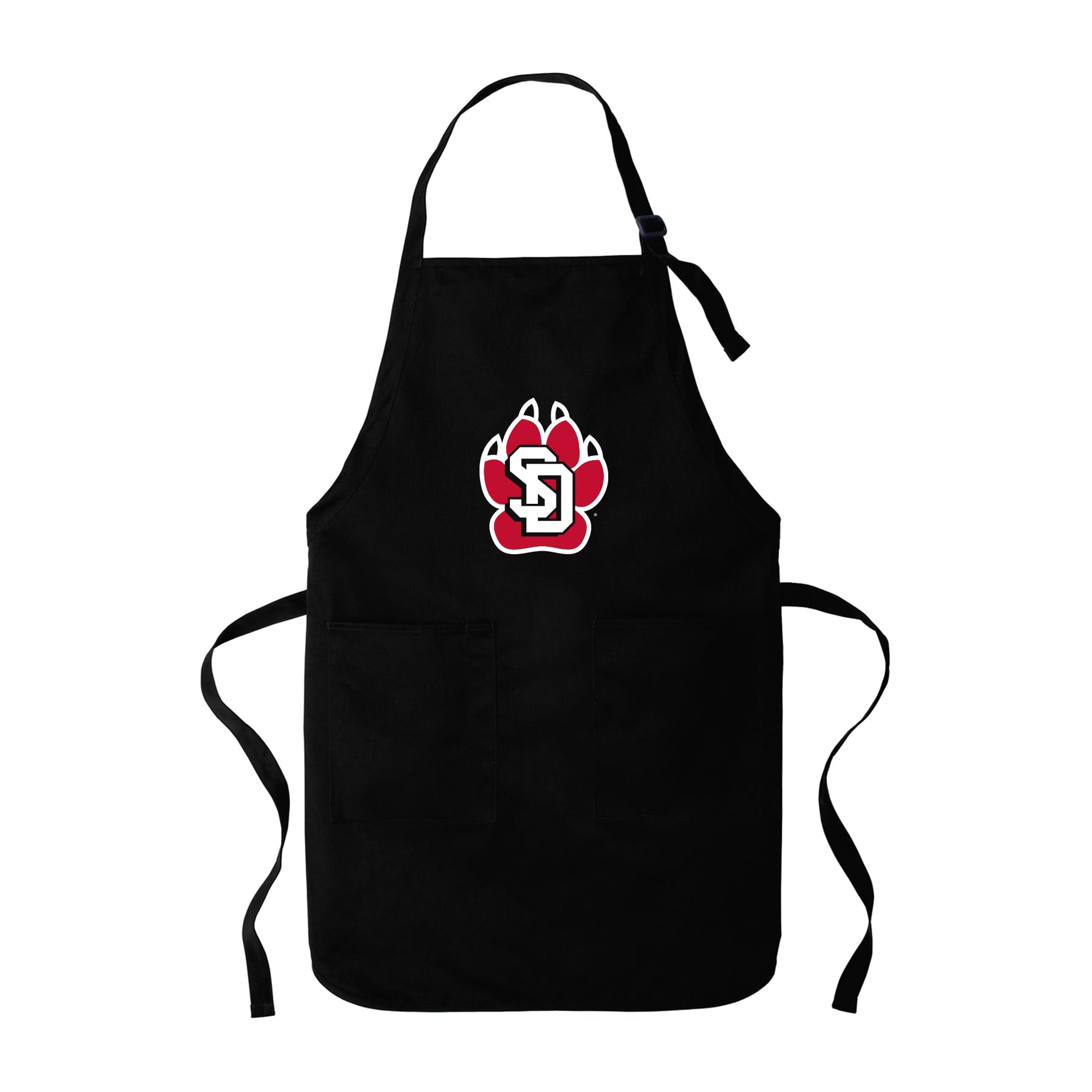 Sport Your Gear South Dakota Coyotes Full Length Tailgating and Kitchen Grilling Apron with Pockets