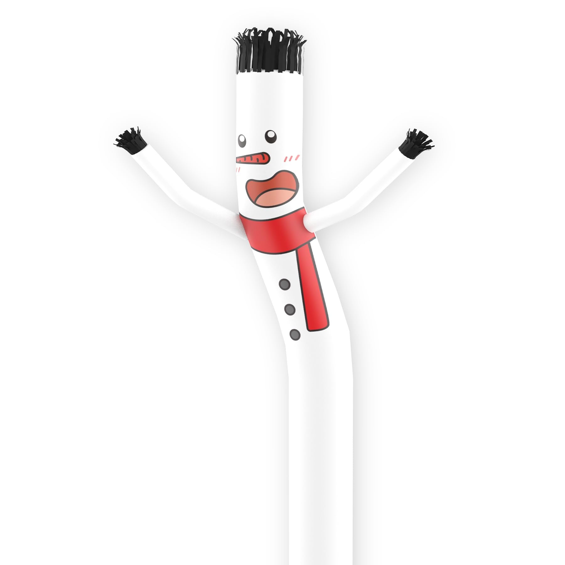 Inflatable Tube Man Replacement, 10 Feet Tall Sky Wacky Waving Inflatable Tube Guy 12 Inch for Activities and Party (Snowman)