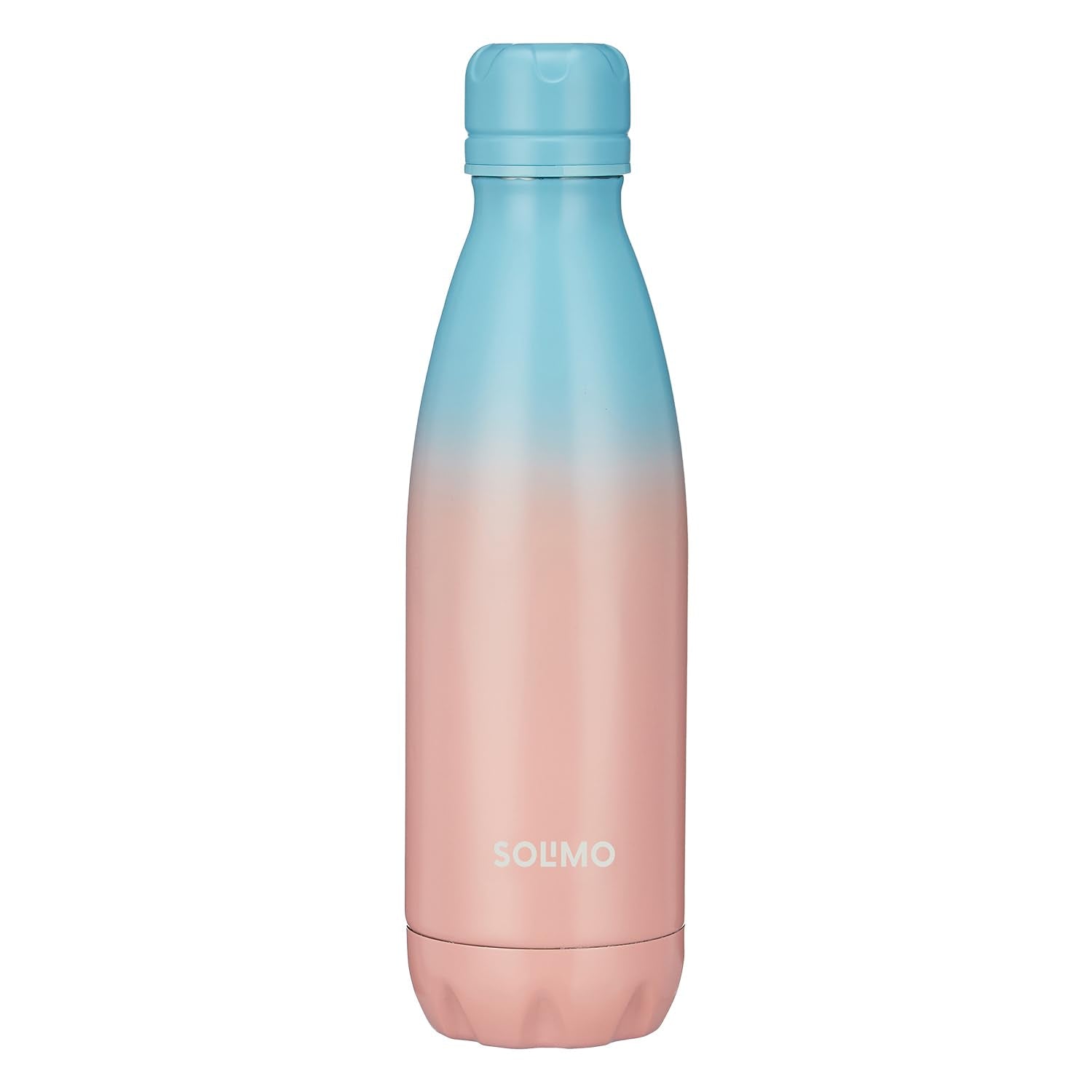 Amazon Brand - Solimo Stainless Steel Insulated Cola Dual Colour Bottle (500Ml) | Superior Durability | 100% Food-Safe | Leak Pr