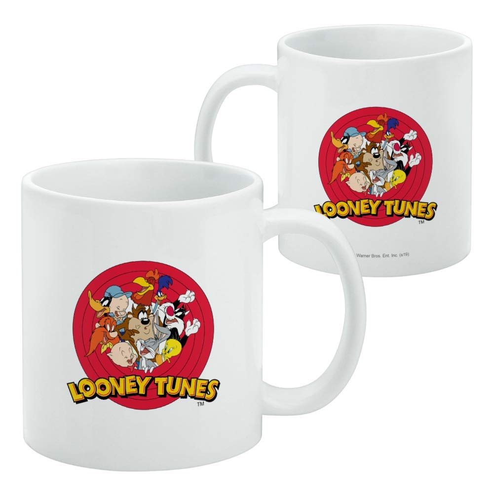 Graphics & More Looney Tunes Group Ceramic Coffee Mug, Novelty Gift Mugs For Coffee, Tea And Hot Drinks, 11Oz, White