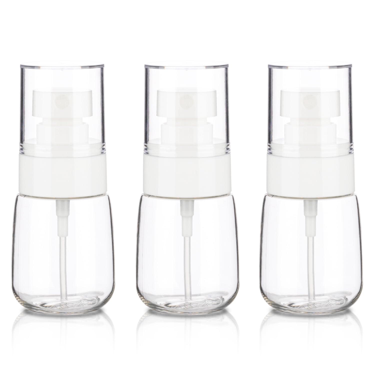 Givitasot 3Pack Small Spray Bottle, 1Oz Mini Spray Bottles, Clear Empty Travel Spray Bottle, Fine Mist Plastic Spray Bottles