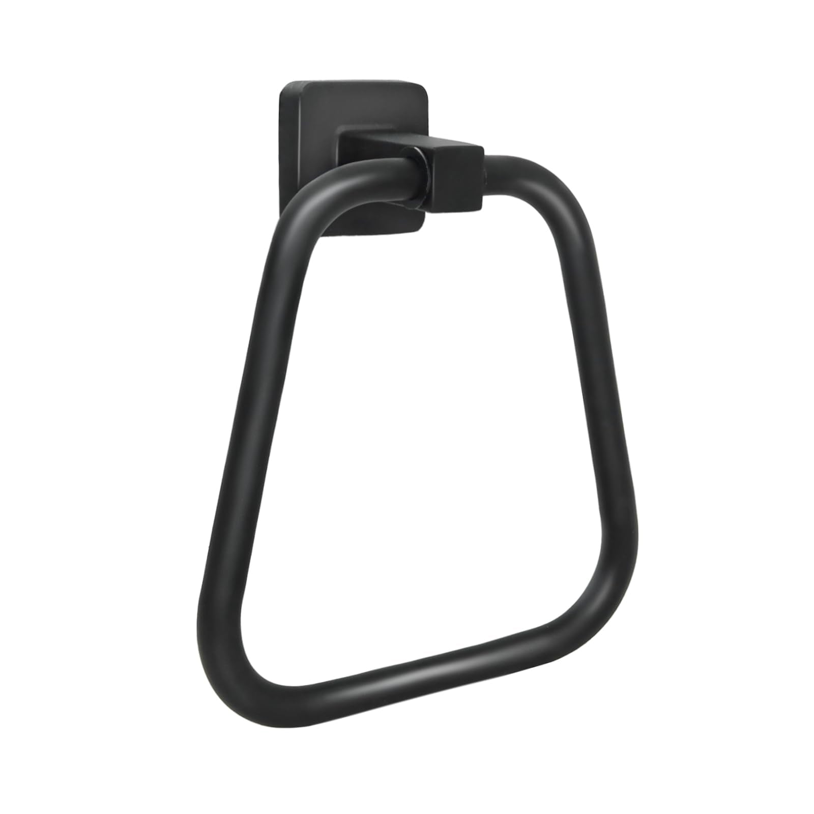 Towel Holder For Bathroom Wall Matte Black Towel Ring Stainless Steel Hand Towel Holder Heavy Duty Towel Hanger For Bath, Kitche