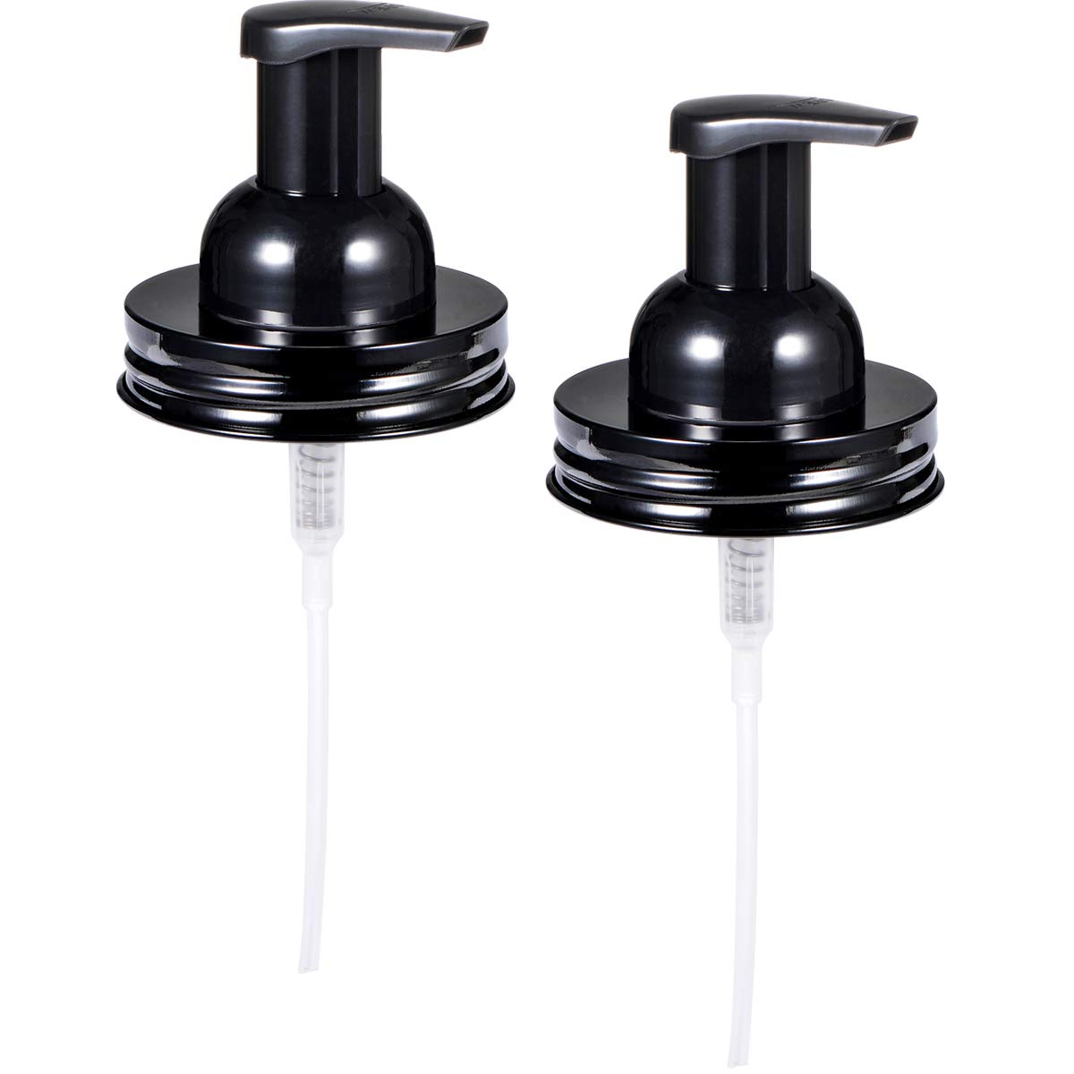 Mason Jar Soap Dispenser Lid & Pump Replacement - Rust-Proof Stainless Steel Mason Jar Lids And Foaming Hand Soap Dispenser Pump