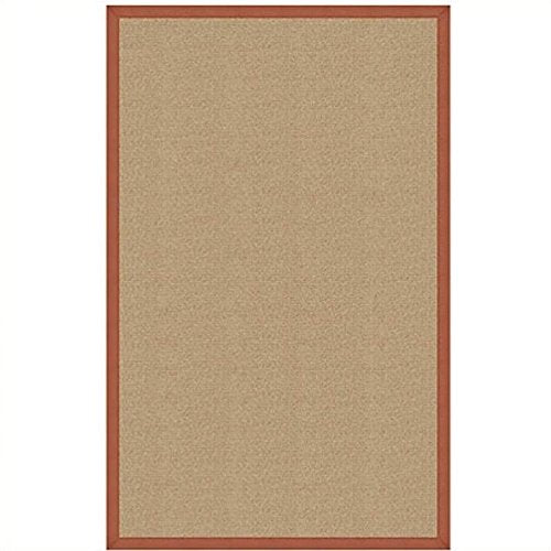 Athena Sisal & Burnt Orange 8x11, Rug