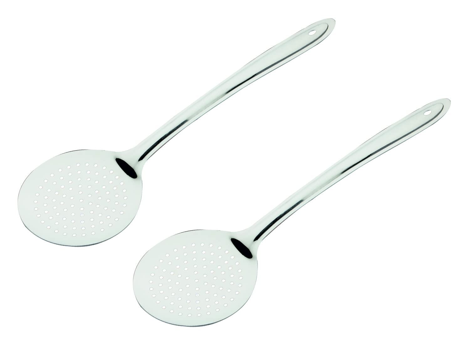 Signoraware Kitchen Tools Stainless Steel(Food Grade) Heavy Gauge(1.3 Mm) Plus Skimmer/Poni/Deep Fry Jhara/Jharni No.4 For Fryin