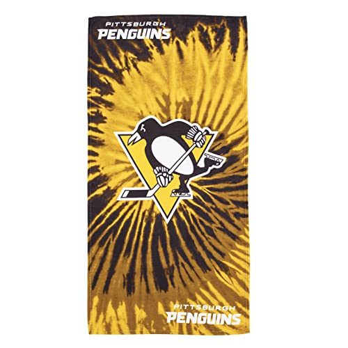 Northwest The Company Nhl Pittsburgh Penguins Beach Towel, 30'' X 60'', Psychedelic