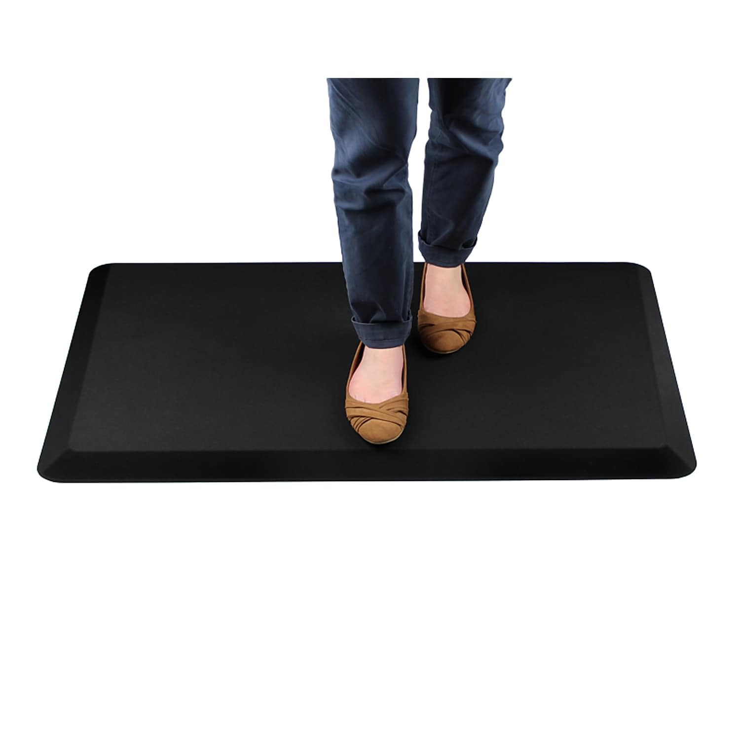 Floortex Fca32039Bm Mat F/Stand-Up Work Anti-Fatigue 39-Inch X20-Inch X3/4-Inch Black