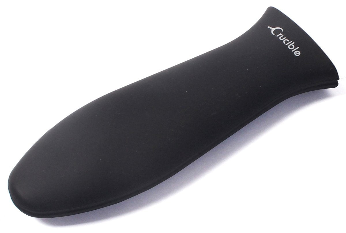 Crucible Cookware Silicone Hot Handle Holders (Large, Black)